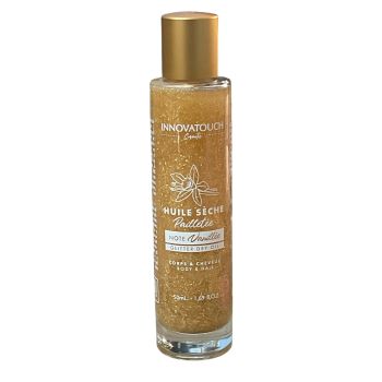 Glitzerndes Trockenöl mit Vanilleduft Innovatouch Cosmetic - 50ml Flasche
