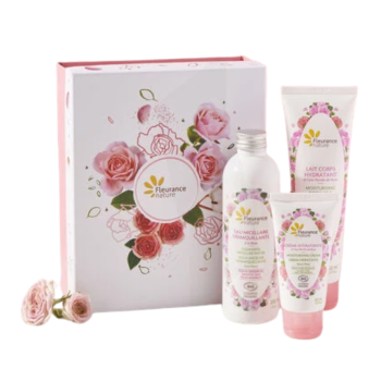 Zartrosen-Set von Fleurance Nature - Set mit 3 Produkten