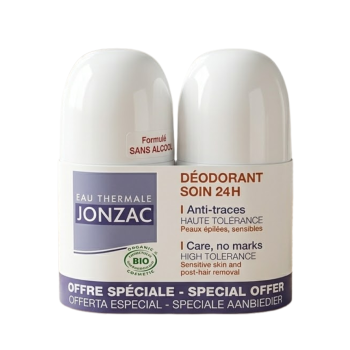 Deodorant Pflege 24h Anti-Spuren Thermalwasser Jonzac - Sonderangebot 2x50ml