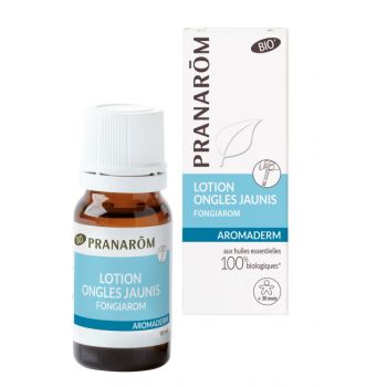 Aromaderm Nagellack gegen Gelbfärbung Pranarôm - Flasche mit 10 ml