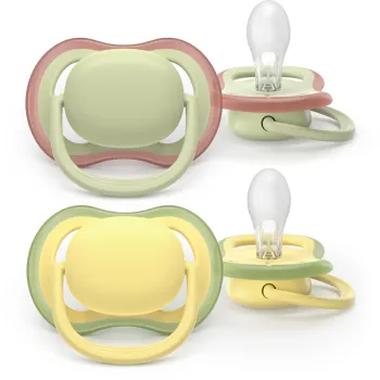 Ultra Air Farben der Natur Schnuller 18 Monate+ Avent - Set mit 2 Schnullern