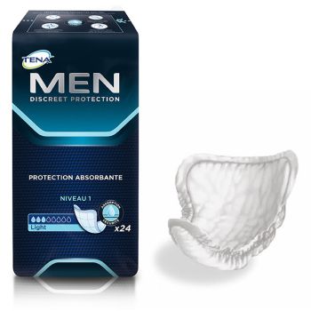 Tena Men Active Fit Light Stufe 1 - Packung mit 24 Schutzvorrichtungen in Größe 46-56