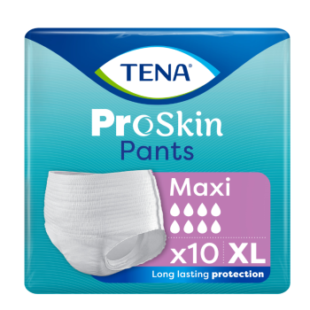 Proskin Pants saugfähige Unterwäsche Maxi Größe XL Tena - Packung mit 10 Schutzvorrichtungen