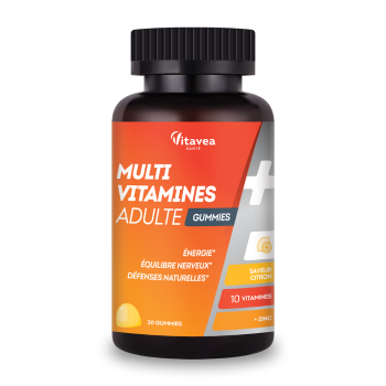 Multivitamin Erwachsene Vitavea - Dose mit 30 Gummibärchen