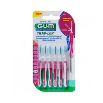 Interdentalbürste Sunstar Trav-ler 1,4 mm Gum - 4 Bürsten