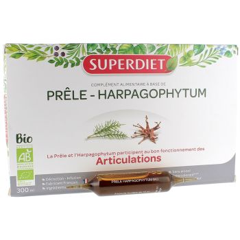 Schachtel mit 20 Ampullen à 15 ml Bio Harpagophytum Super Diet