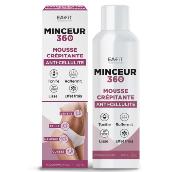 Mager 360 sprudelnde Anti-Cellulite-Mousse EaFit - Flasche mit 100ml