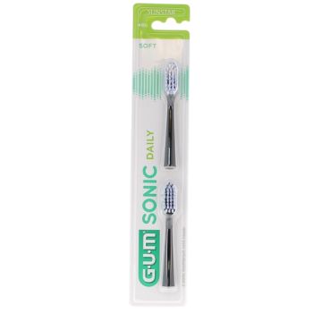 Sonic Daily Weiche Bürstenköpfe 4110 Gum - 2er Nachfüllpack