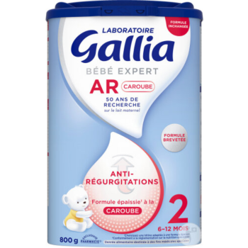 Bébé Expert AR Johannisbrotkernmehl Milchpulver 2. Alter Gallia - Dose 800g