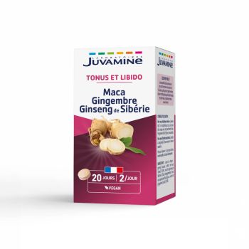 Maca Ingwer Ginseng Sexuell anregend Juvamine - Packung mit 40 Tabletten