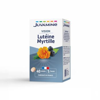 Lutein Heidelbeere Augengesundheit Juvamine - Packung mit 40 Tabletten