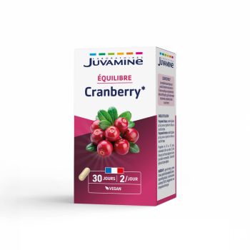 Konzentrierte Cranberry-Formel Juvamine - Packung mit 30 Kapseln