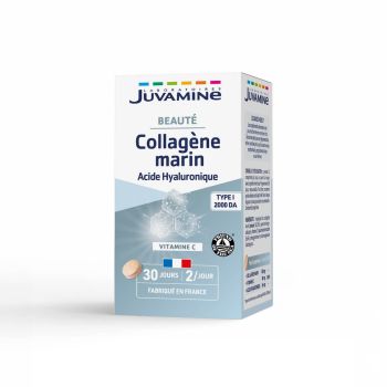 Marines Kollagen Hyaluronsäure Juvamine - Packung mit 60 Tabletten