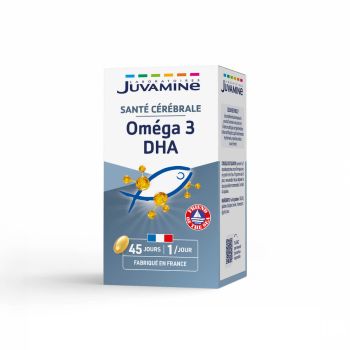 Omega 3 DHA Juvamine - Packung mit 45 Kapseln