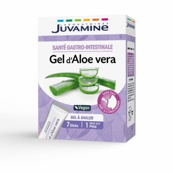 Aloe Vera Gel Juvamine - Packung mit 7 Sticks zum Schlucken