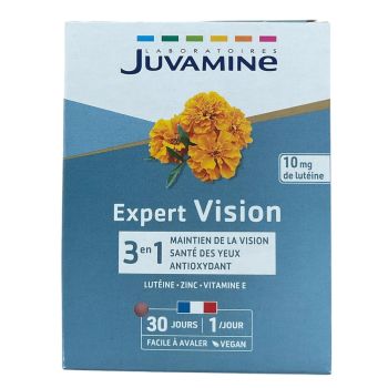 Expert Vision 3in1 Juvamine - Packung mit 30 Tabletten