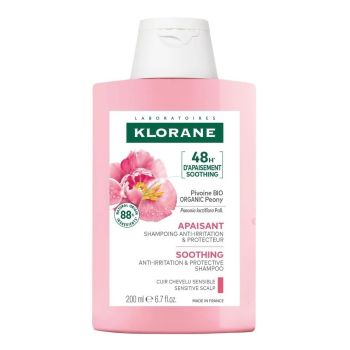 Beruhigendes & anti-irritierendes Shampoo mit Bio-Pfingstrose Klorane - Flasche mit 200ml