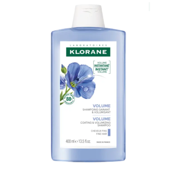 Shampooing Volumen mit Bio-Leinsamen Klorane - Flasche mit 400 ml