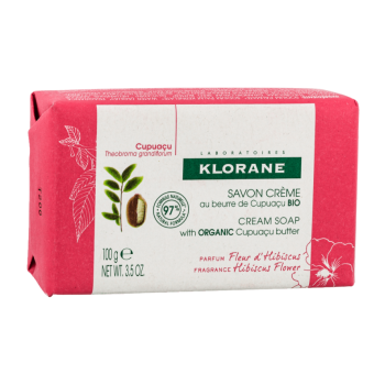 Hibiskusblüten Duftcreme-Seife Klorane - 100g Stück