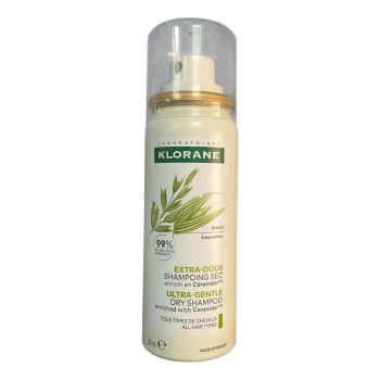 Extra-sanfter Trockenshampoo Klorane - Spray mit 50ml