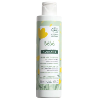 Bio-Calendula-Multi-Öl für Babys von Klorane - 200ml Flasche