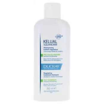 Squanorm Shampoo gegen fettige Schuppen Ducray - Flasche 200ml