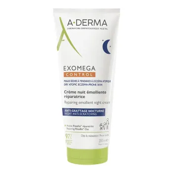 Exomega Control Nachtcreme emollient reparierend A-Derma - Tube mit 200ml
