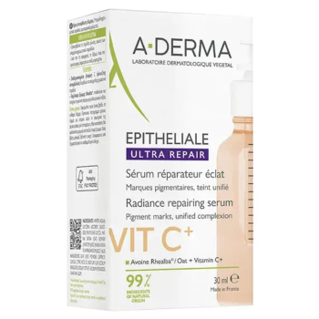 Epitheliale ultra repair Serum reparierende Leuchtkraft VitC+ A-Derma - Pipettenflasche mit 30ml