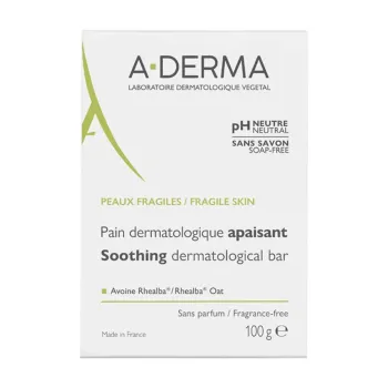 Beruhigende dermatologische Seife A-Derma - Seife von 100g