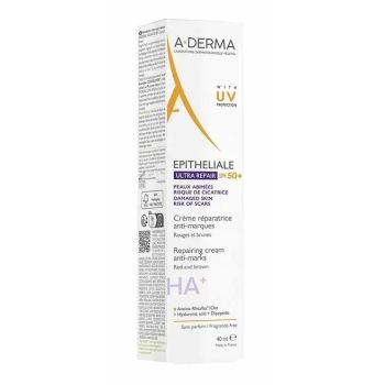 Epitheliale Ultra Repair HA+ reparierende Anti-Marken-Creme SPF50+ A-Derma - Tube mit 40ml