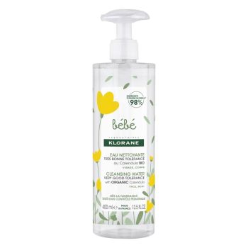 Reinigendes Wasser ohne Abspülen Klorane Baby - Pumpflasche 500 ml