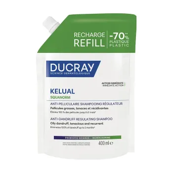 Kelual Squanorm Anti-Schuppen-Shampoo regulierend Ducray - Nachfüllpackung 400 ml