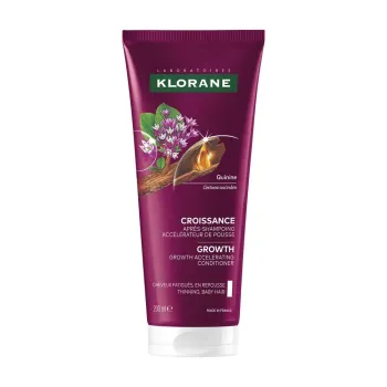 Quinine Wachstum nach dem Shampoo-Beschleuniger Klorane - Tube mit 200 ml