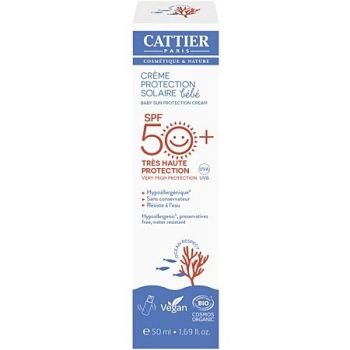 Sonnenschutzcreme Baby SPF50+ Cattier - Pumpflasche mit 50ml