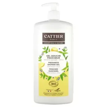 Duschgel Frische Verbene Citrus Bio Cattier - Pumpflasche 1L