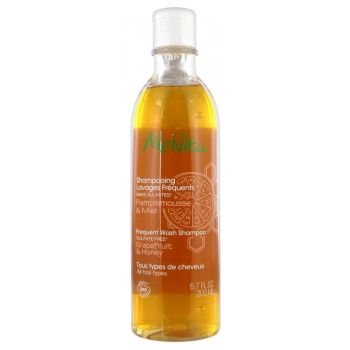 Bio-Shampoo für häufiges Waschen von Melvita - Flasche mit 200 ml