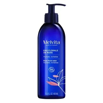 Bio-Rosenbl&uuml;tenwasser Melvita - Pumpflasche 400ml