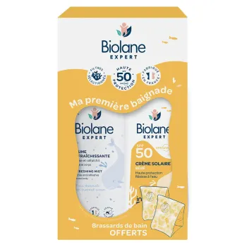 Mein erstes Biolane-Bad - Set mit 2 Produkten + kostenlose Schwimmflügel