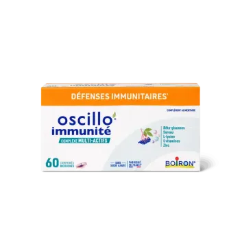 Oscillo Immunität komplex Multi-Aktiv Boiron - Packung mit 60 Tabletten