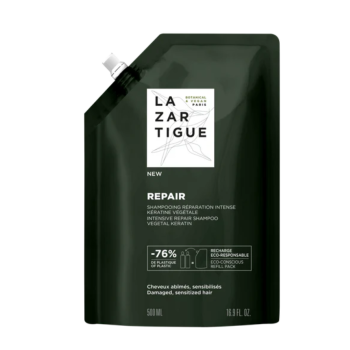 Reparatur-Shampoo Intense Repair Lazartigue - Eco-Nachfüllpackung 500 ml