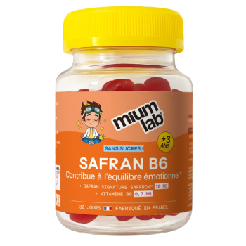 Safran B6 Kinder ohne Zucker Mium Lab - 30 Gummies Dose