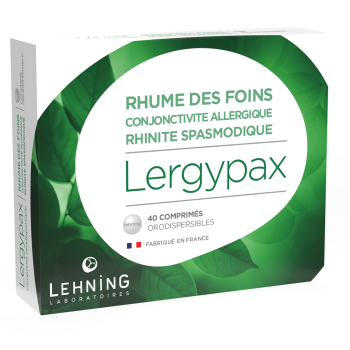 Lergypax orodispersible Tabletten Lehning - Packung mit 40 Tabletten