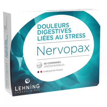Nervopax Verdauungsschmerzen aufgrund von Stress Lehning - Packung mit 80 orodispersiblen Tabletten