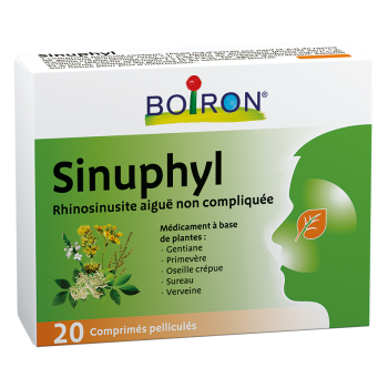 Sinuphyl Boiron - Packung mit 20 filmbeschichteten Tabletten