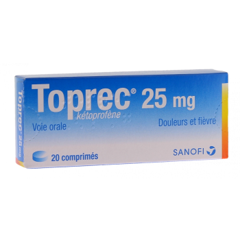 Toprec 25 mg - Packung mit 20 Tabletten