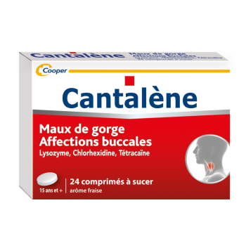 Cantalène Lutschtabletten - Packung mit 24 Tabletten