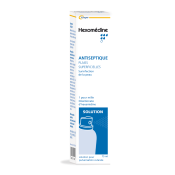 Hexomedine Lösung zur Hautsprühbehandlung - Flasche 75 ml