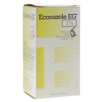 Econazole EG 1% EG Labor - Flasche Pulver von 30g