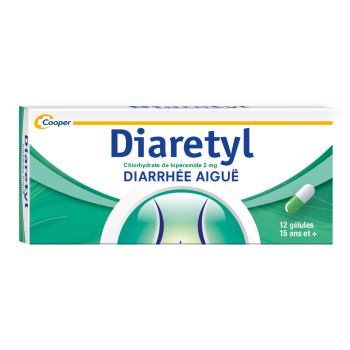 Diaretyl 2mg Kapseln - Packung mit 12 Kapseln