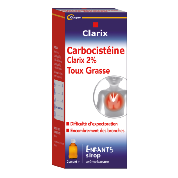 Clarix Expektorans 2% Sirup für Kinder - Flasche mit 150 ml